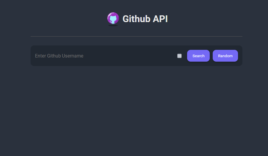 GitHub API Integration